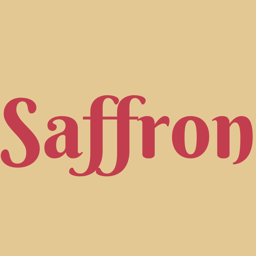 Saffron Indian Armagh logo.